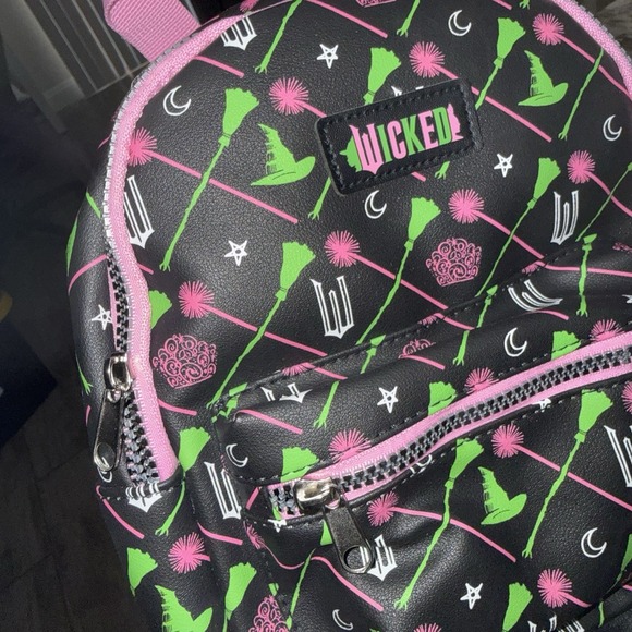 Wicked Mini 11" Backpack With Adjustable Straps And Front Zipper Pocket Box B - Picture 3 of 4